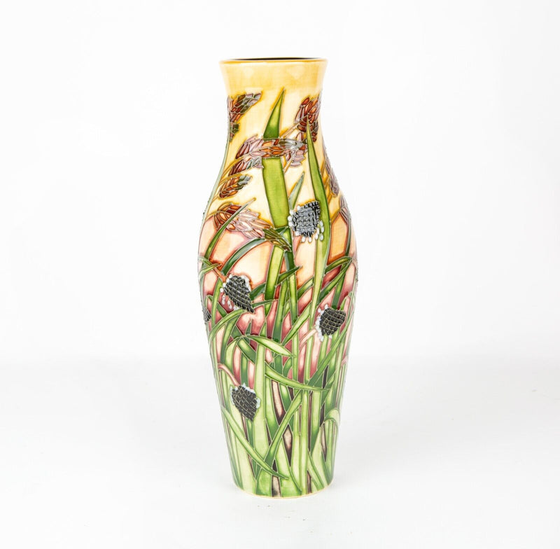 MOORCROFT POTTERY 'SAVANNAH' 2001 EMMA BOSSONS LIMITED EDITION VASE 387/500