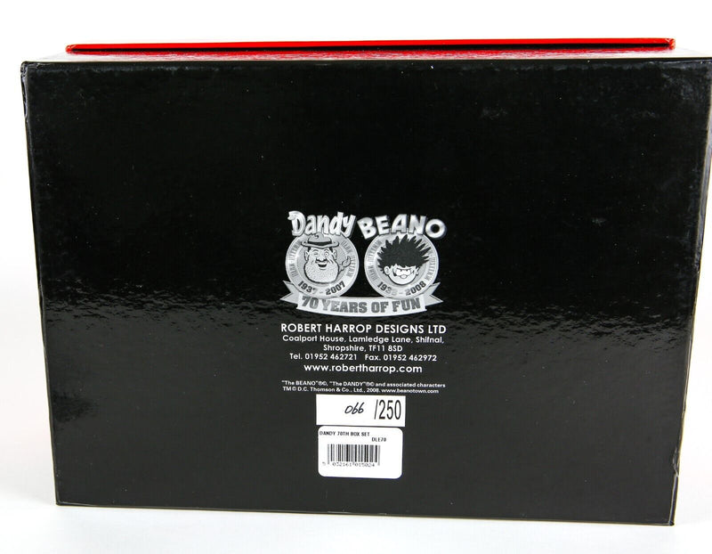 ROBERT HARROP 'DANDY 70th ANNIVERSARY BOX SET' BEANO LIMITED EDITION DLE70, 66/250