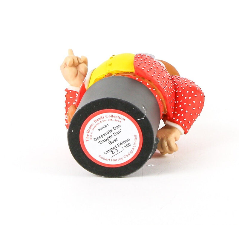 ROBERT HARROP 'DESPERATE DAN, DAPPER DAN BUST' LIMITED EDITION BEANO DANDY BDHG01, 27/100