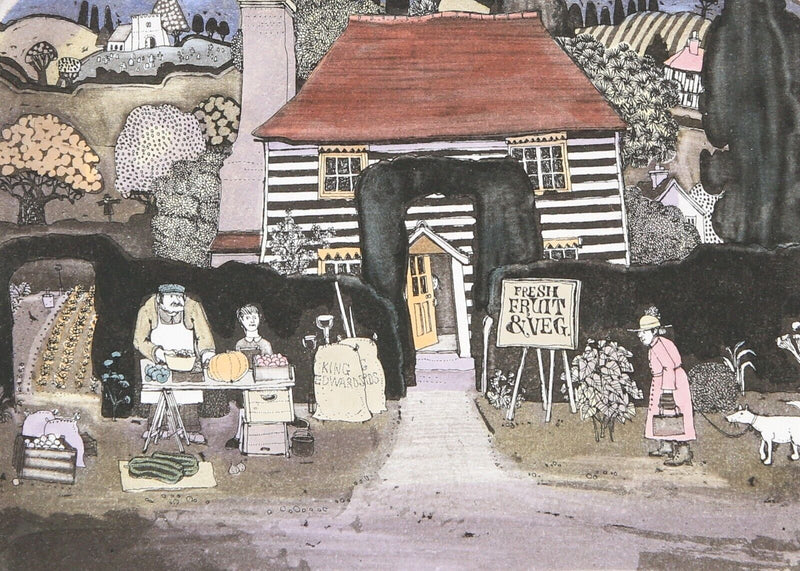 GRAHAM CLARKE 'MORNING RUSH' LIMITED EDITION ETCHING PRINT 2/300, SIGNED