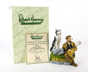 ROBERT HARROP, 'BLACK BOB & ANDREW GLENN', LIMITED EDITION BEANO DANDY FIGURE BDS16