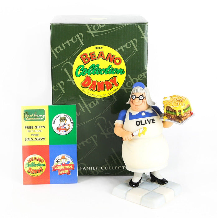 ROBERT HARROP 'OLIVE THE COOK' BEANO DANDY COLLECTION FIGURE MODEL BDYP07, BOXED