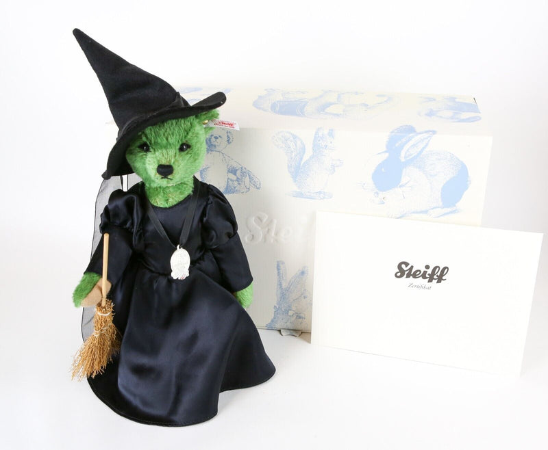STEIFF 'WICKED WITCH' LIMITED EDITION WIZARD OF OZ TEDDY BEAR 682407, BOXED